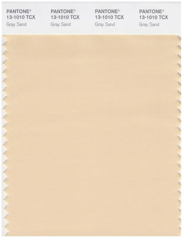 Pantone Smart 13-1010 TCX Color Swatch Card | Gray Sand