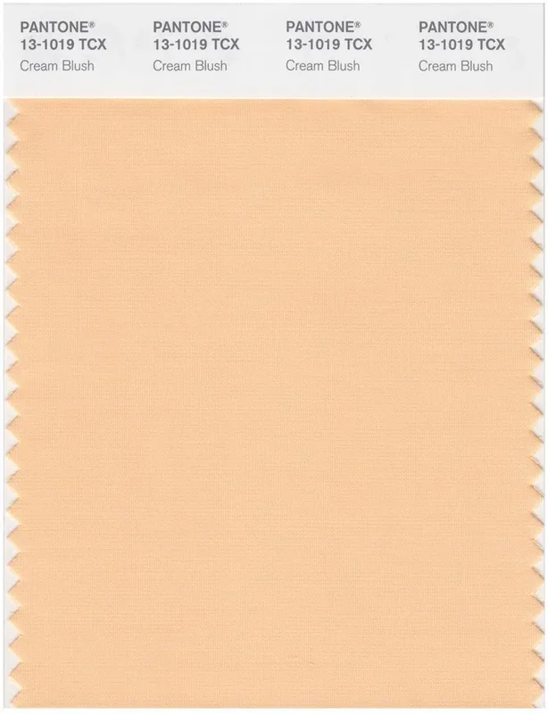 Pantone Smart 13-1020 TCX Color Swatch Card | Apricot Ice