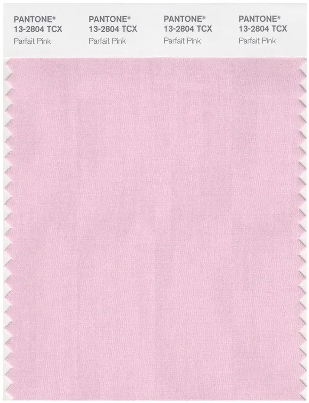 Pantone Smart 13-2804 TCX Color Swatch Card | Parfait Pink