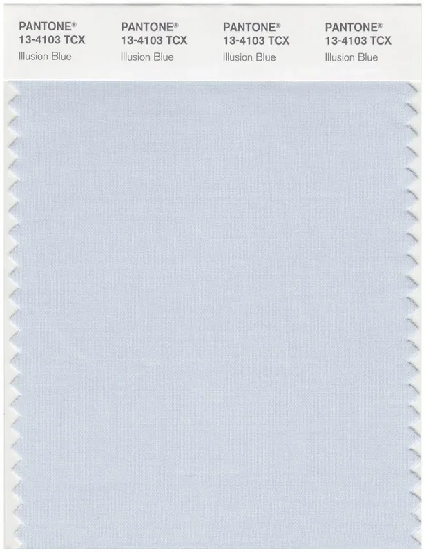 Pantone Smart 13-4103 TCX Color Swatch Card | Illusion Blue