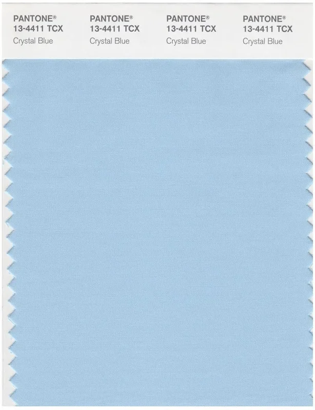 Pantone Smart 13-4411 TCX Color Swatch Card | Crystal Blue
