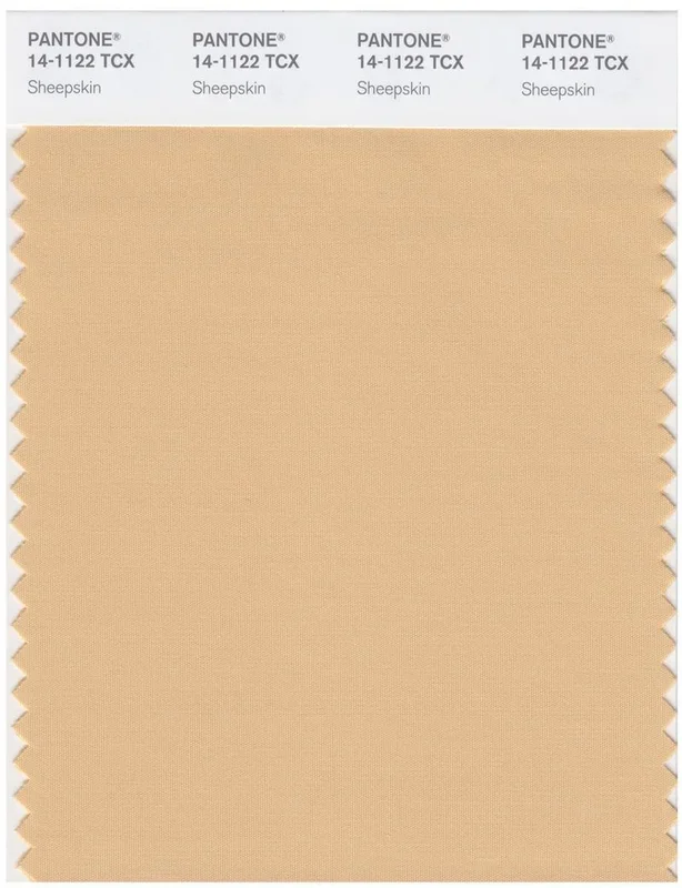 Pantone Smart 14-1122 TCX Color Swatch Card | Sheepskin