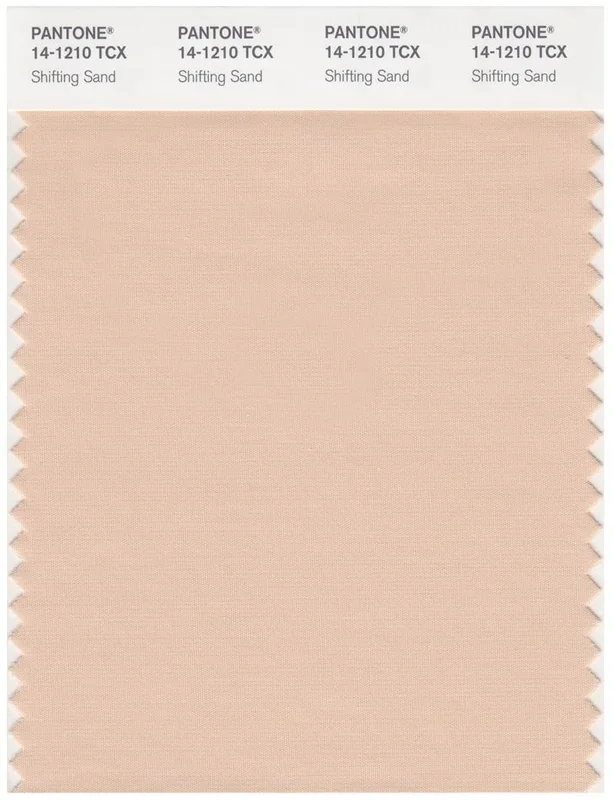 Pantone Smart 14-1210 TCX Color Swatch Card | Shifting Sand