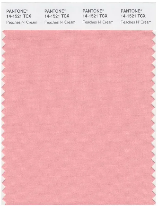 Pantone Smart 14-1521 TCX Color Swatch Card | Peaches N’Cream