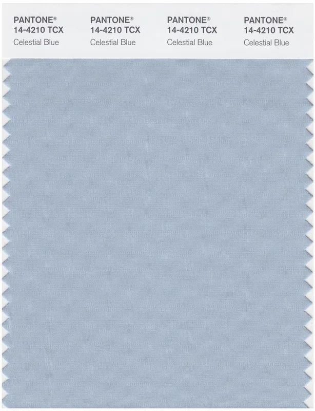 Pantone Smart 14-4210 TCX Color Swatch Card | Celestia Blue