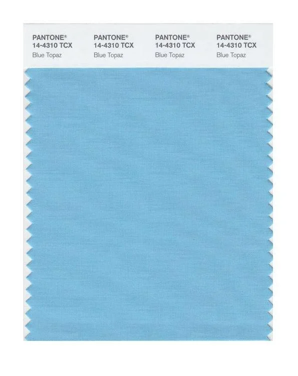 Pantone Smart 14-4310 TCX Color Swatch Card | Blue Topaz