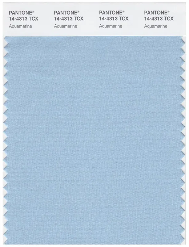Pantone Smart 14-4313 TCX Color Swatch Card | Aquamarine