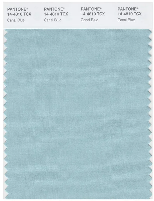 Pantone Smart 14-4810 TCX Color Swatch Card | Canal Blue