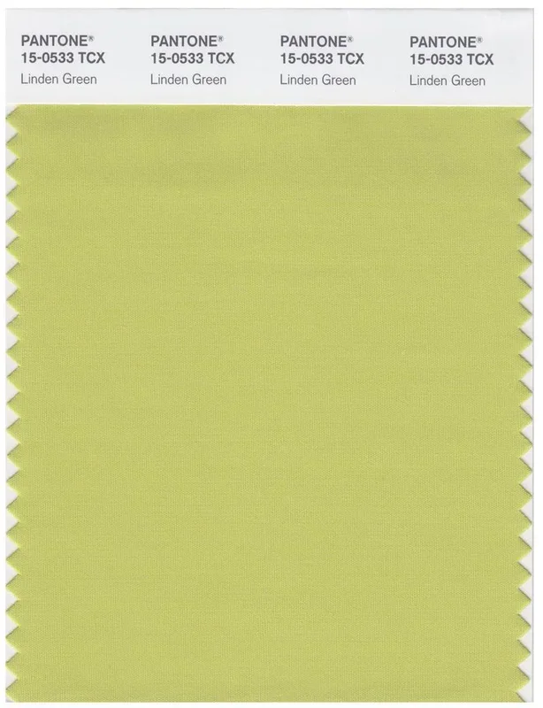 Pantone Smart 15-0533 TCX Color Swatch Card | Linden Green