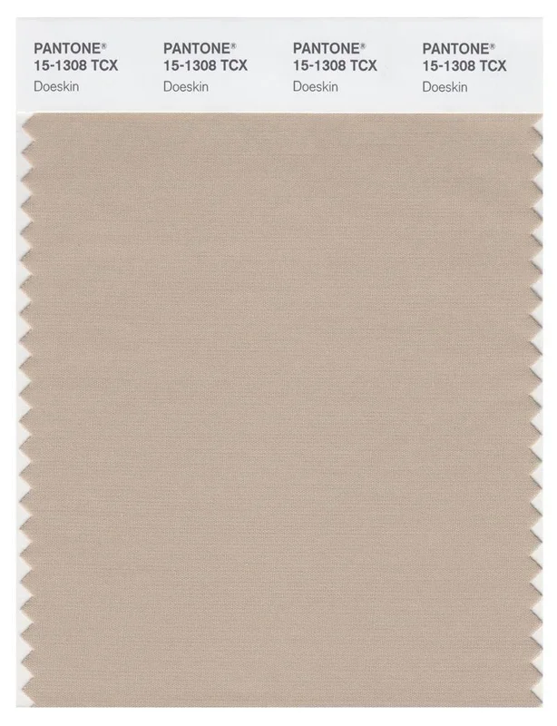 Pantone Smart 15-1308 TCX Color Swatch Card | Doeskin