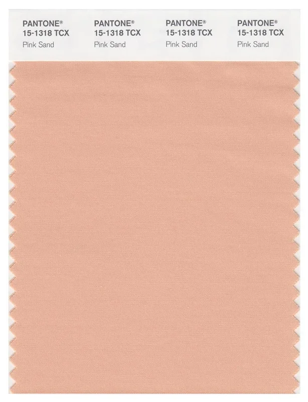 Pantone Smart 15-1318 TCX Color Swatch Card | Pink Sand