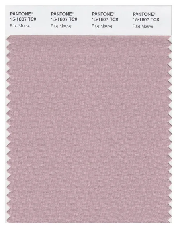 Pantone Smart 15-1607 TCX Color Swatch Card | Pale Muave