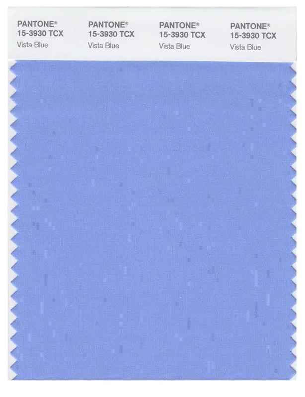 Pantone Smart 15-3930 TCX Color Swatch Card | Vista Blue