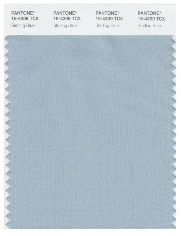 Pantone Smart 15-4309 TCX Color Swatch Card | Sterling Blue