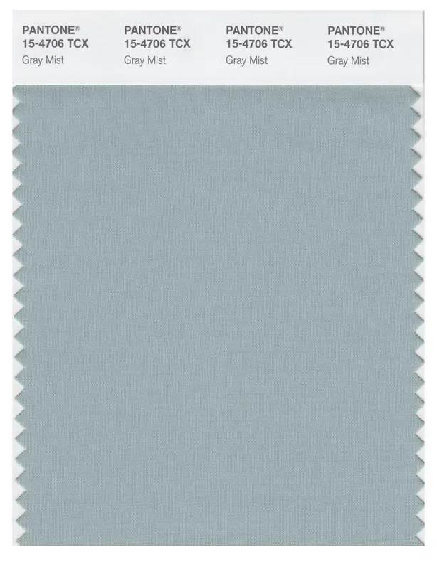Pantone Smart 15-4706 TCX Color Swatch Card | Gray Mist