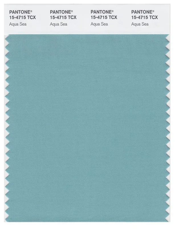 Pantone Smart 15-4715 TCX Color Swatch Card | Aqua Sea