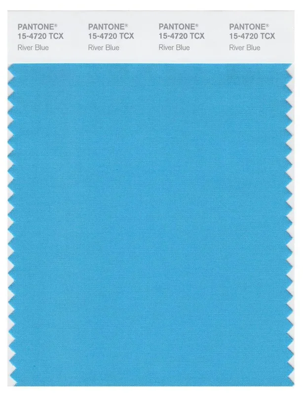 Pantone Smart 15-4720 TCX Color Swatch Card | River Blue