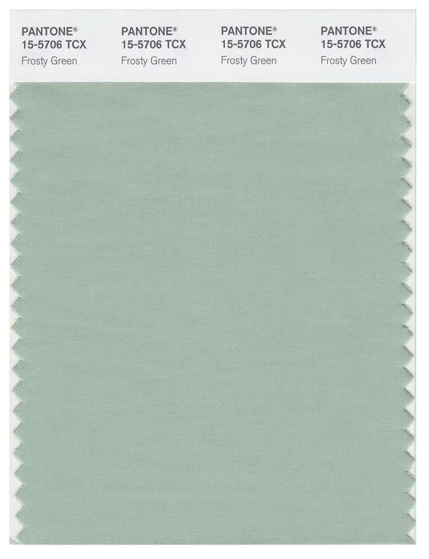 Pantone Smart 15-5706 TCX Color Swatch Card | Frosty Green