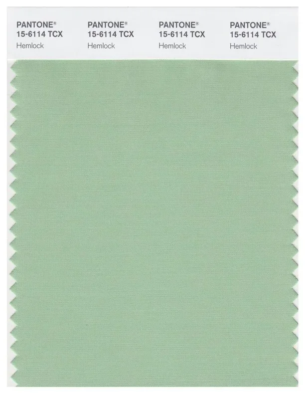 Pantone Smart 15-6114 TCX Color Swatch Card | Hemlock