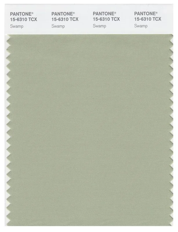 Pantone Smart 15-6310 TCX Color Swatch Card | Swamp