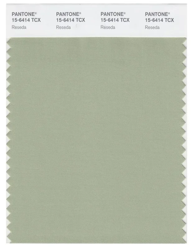 Pantone Smart 15-6414 TCX Color Swatch Card | Reseda