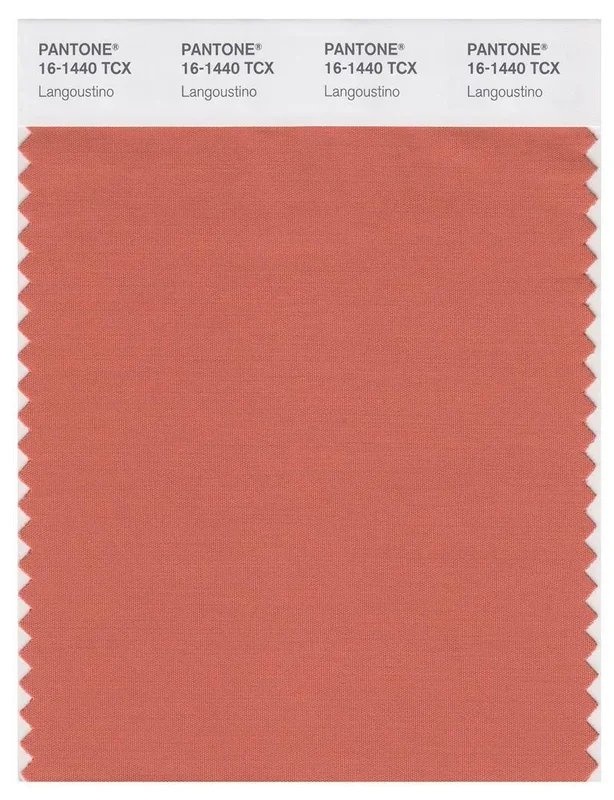 Pantone Smart 16-1440 TCX Color Swatch Card | Langoustino