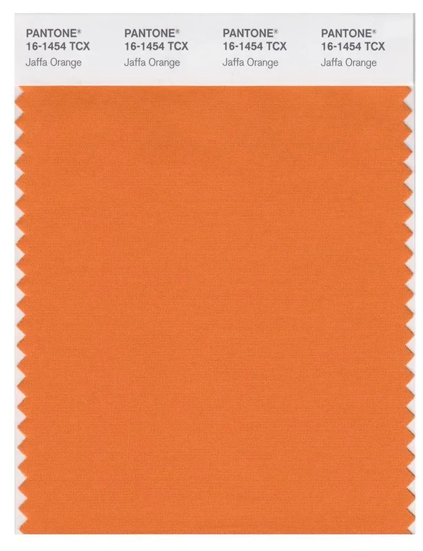 Pantone Smart 16-1454 TCX Color Swatch Card | Jaffa Orange