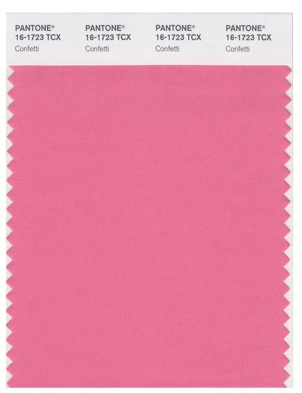 Pantone Smart 16-1723 TCX Color Swatch Card | Confetti