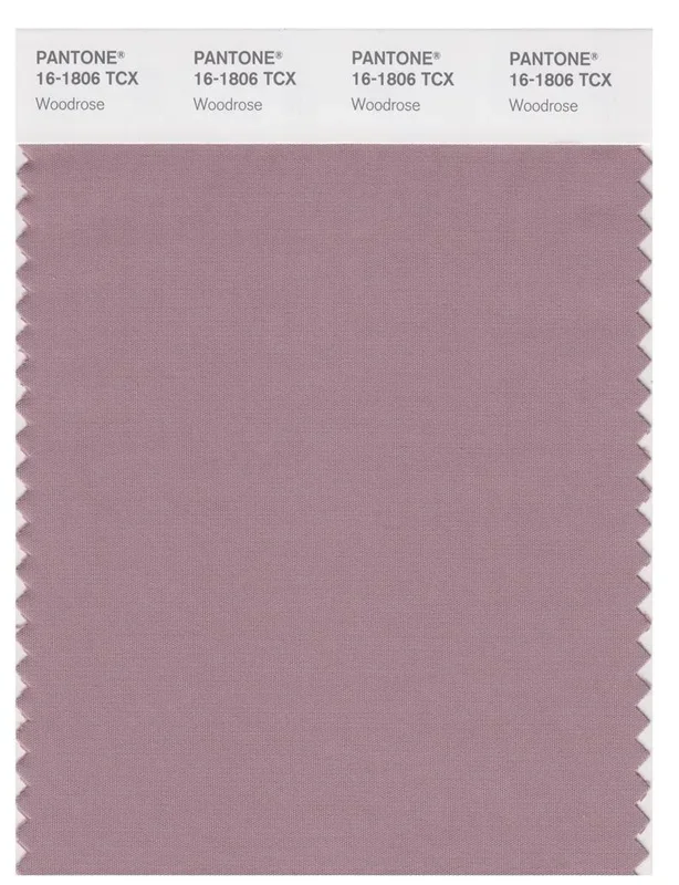 Pantone Smart 16-1806 TCX Color Swatch Card | Woodrose