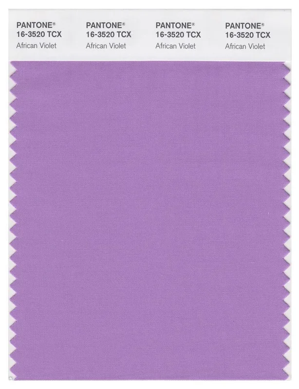Pantone Smart 16-3520 TCX Color Swatch Card | African Violet