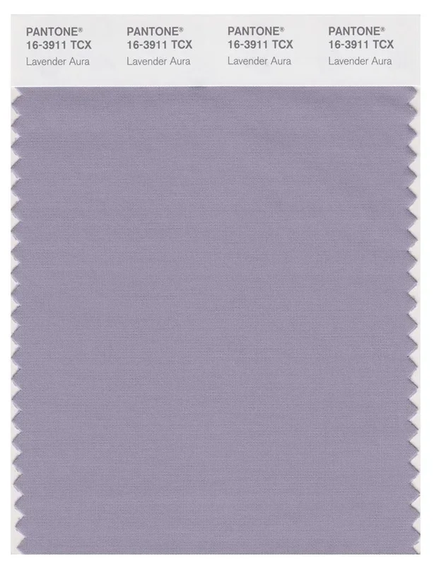 Pantone Smart 16-3911 TCX Color Swatch Card | Lavendar Aura