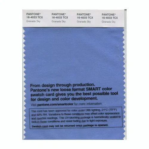 Pantone Smart 16-4033 TCX Color Swatch Card | Granada Sky