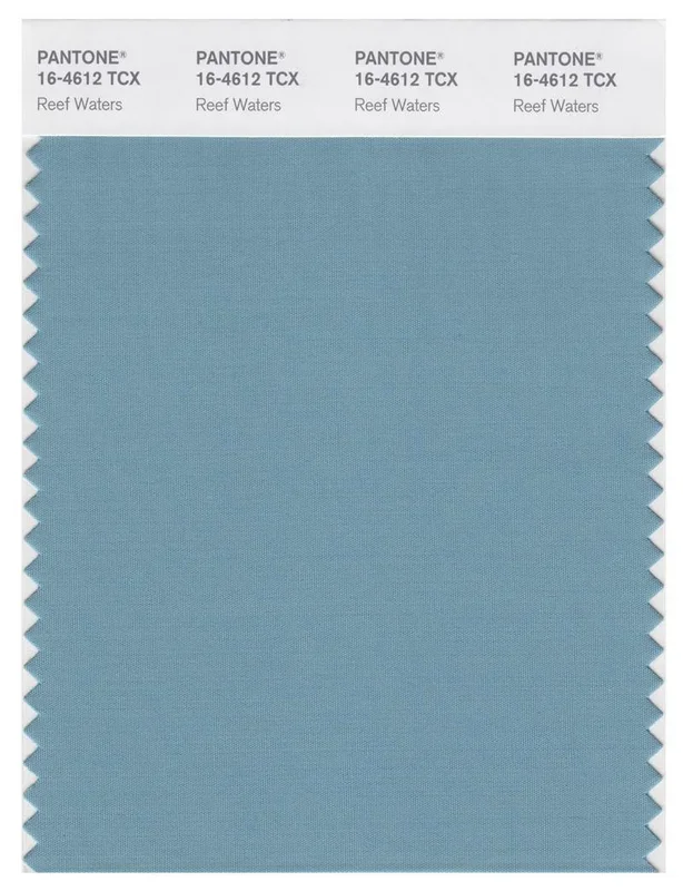 Pantone Smart 16-4612 TCX Color Swatch Card | Reef Waters