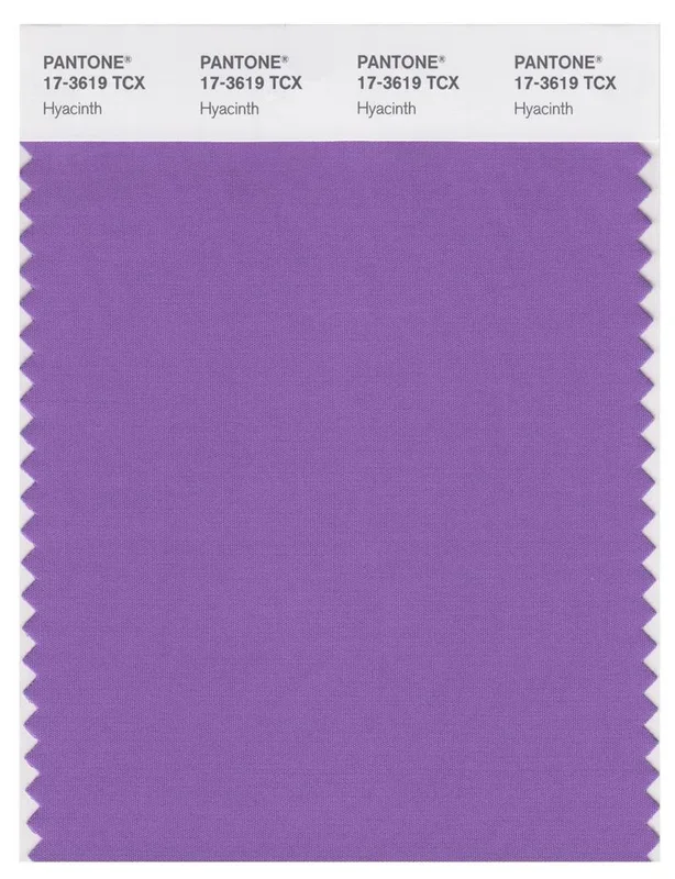 Pantone Smart 17-3619 TCX Color Swatch Card | Hyancinth