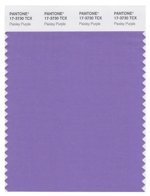 Pantone Smart 17-3730 TCX Color Swatch Card | Paisley Purple
