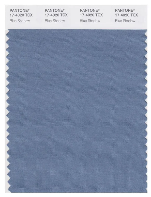 Pantone Smart 17-4020 TCX Color Swatch Card | Blue Shadow
