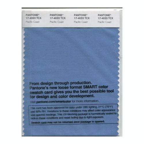 Pantone Smart 17-4033 TCX Color Swatch Card | Pacific Coast