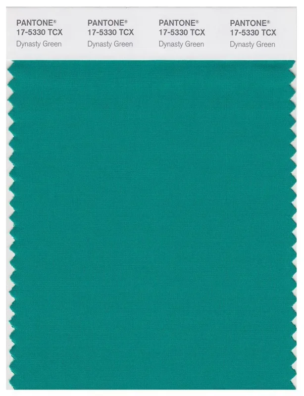 Pantone Smart 17-5330 TCX Color Swatch Card | Dynasty Green