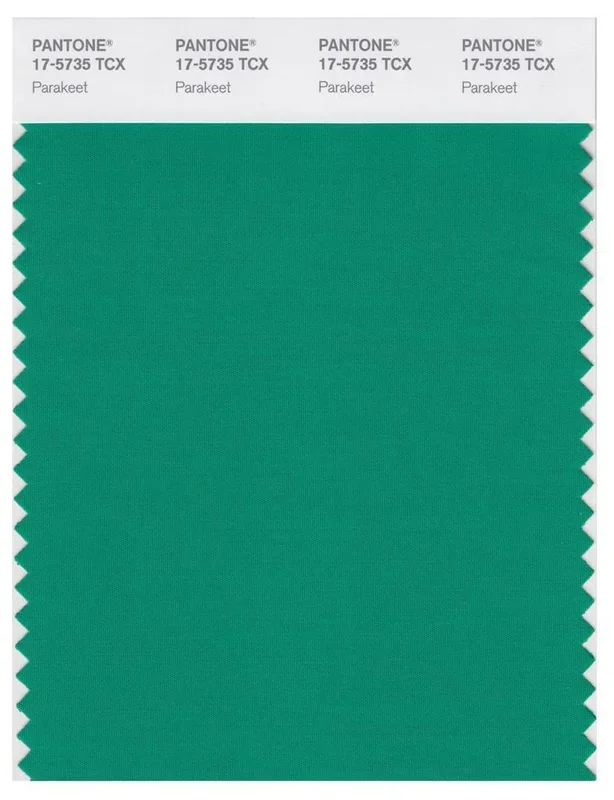 Pantone Smart 17-5735 TCX Color Swatch Card | Parakeet