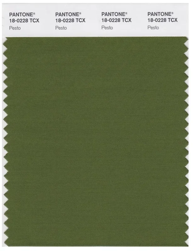 Pantone Smart 18-0228 TCX Color Swatch Card | Pesto