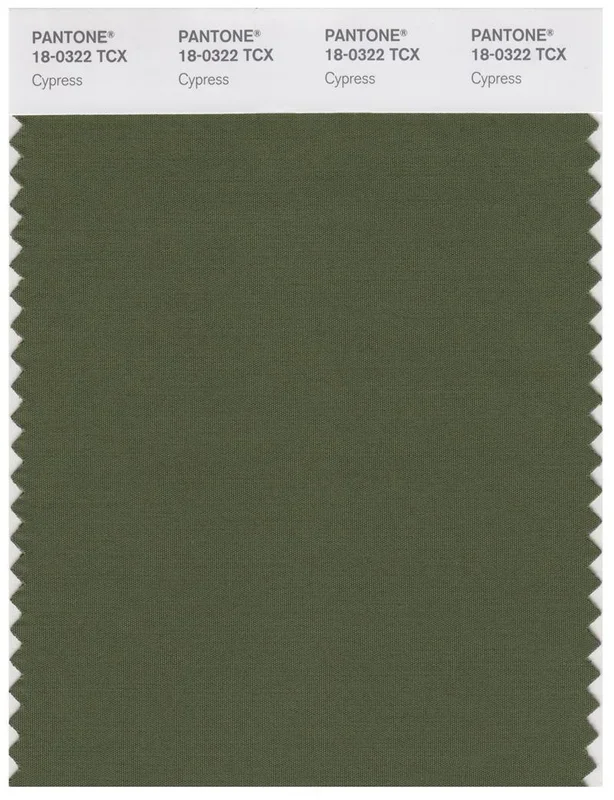 Pantone Smart 18-0322 TCX Color Swatch Card | Cypress