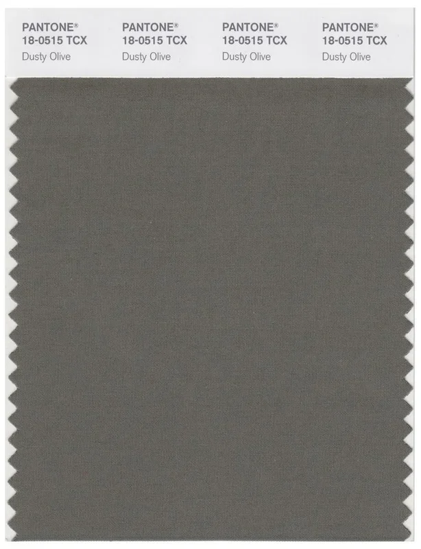 Pantone Smart 18-0515 TCX Color Swatch Card | Dusty Olive