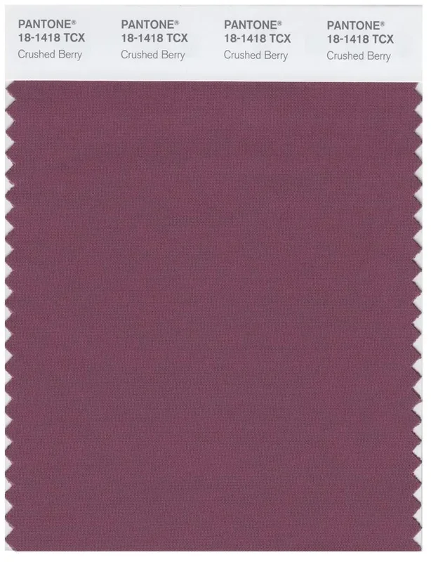 Pantone Smart 18-1418 TCX Color Swatch Card | Crushed Berry