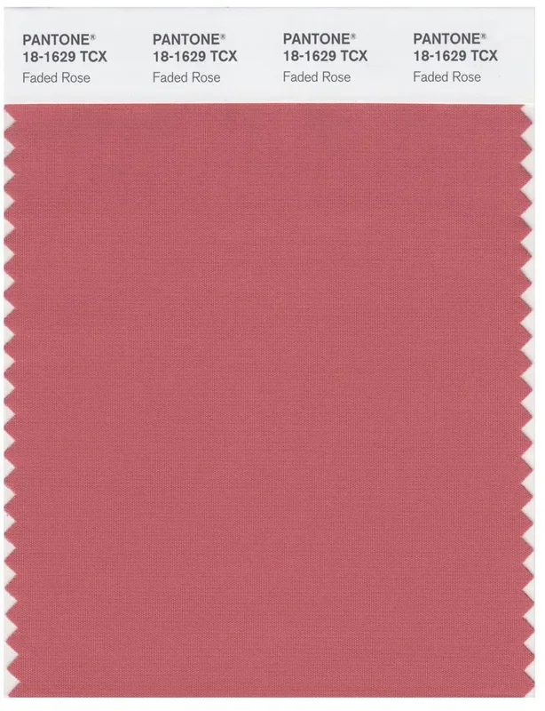 Pantone Smart 18-1629 TCX Color Swatch Card | Faded Rose