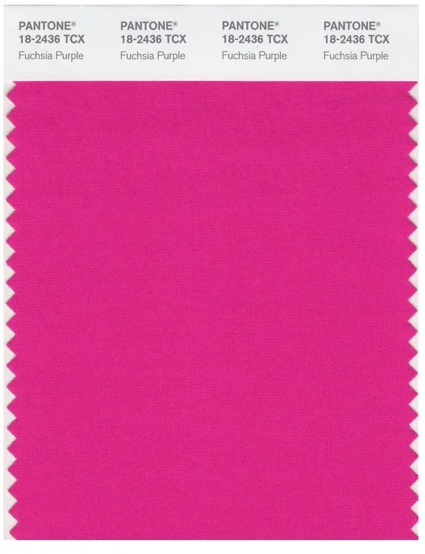 Pantone Smart 18-2436 TCX Color Swatch Card | Fuchsia Purple