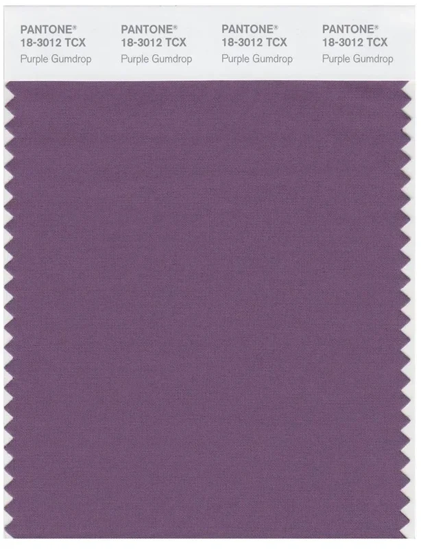 Pantone Smart 18-3012 TCX Color Swatch Card | Purple Gumdrop