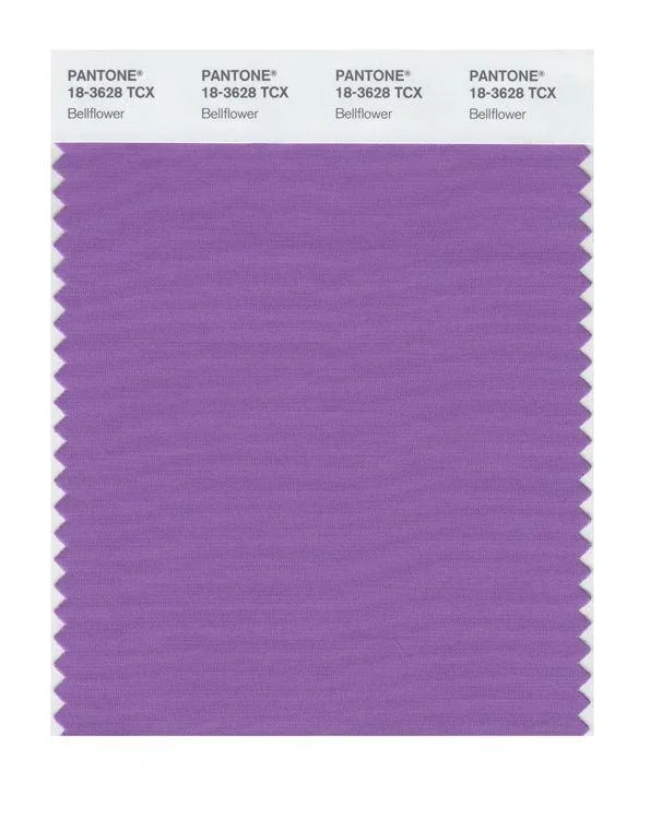 Pantone Smart 18-3628 TCX Color Swatch Card | Bellflower