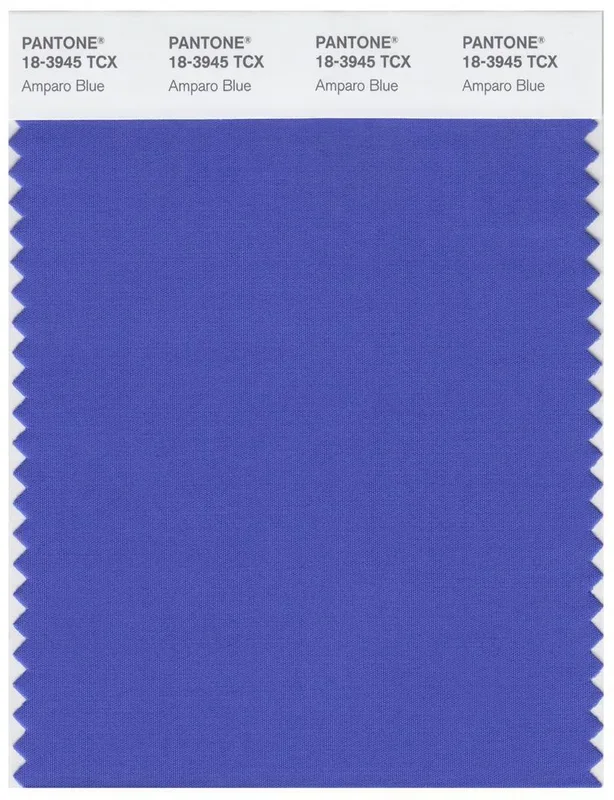 Pantone Smart 18-3945 TCX Color Swatch Card | Amparo Blue