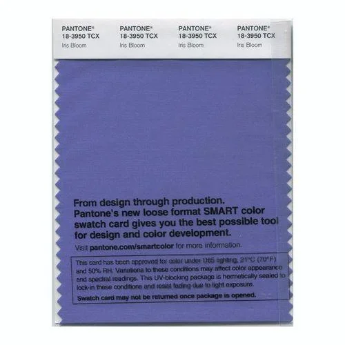 Pantone Smart 18-3950 TCX Color Swatch Card | Iris Bloom