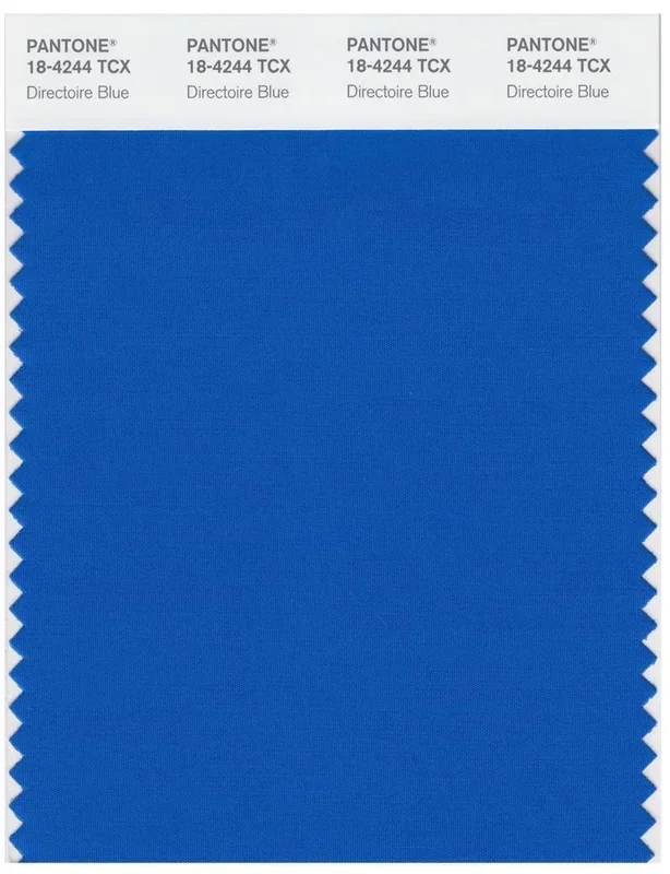 Pantone Smart 18-4244 TCX Color Swatch Card | Directoire Blue
